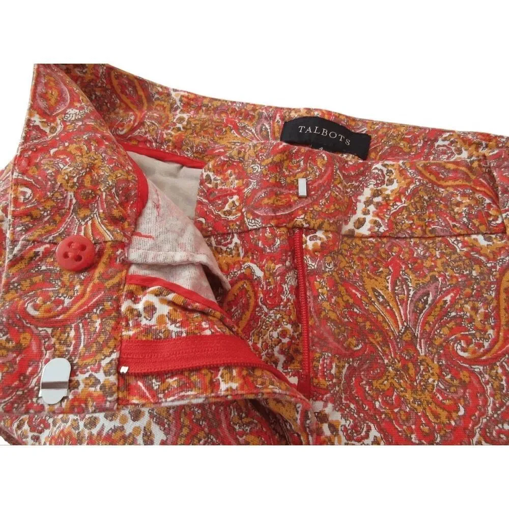Talbots Orange‎ Paisley 5